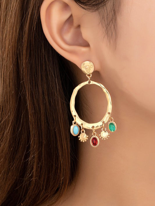 Piper Charm Drop Earrings