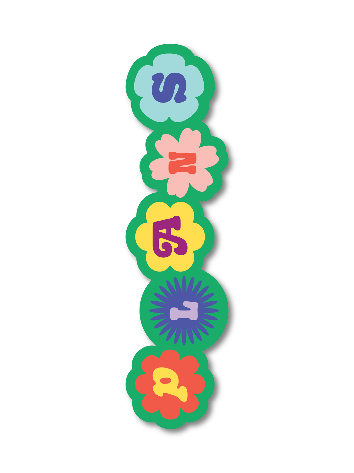 Plans Flower Sticker