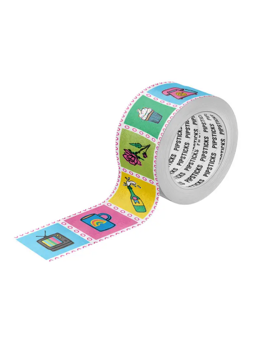 playful party stamps washi tape