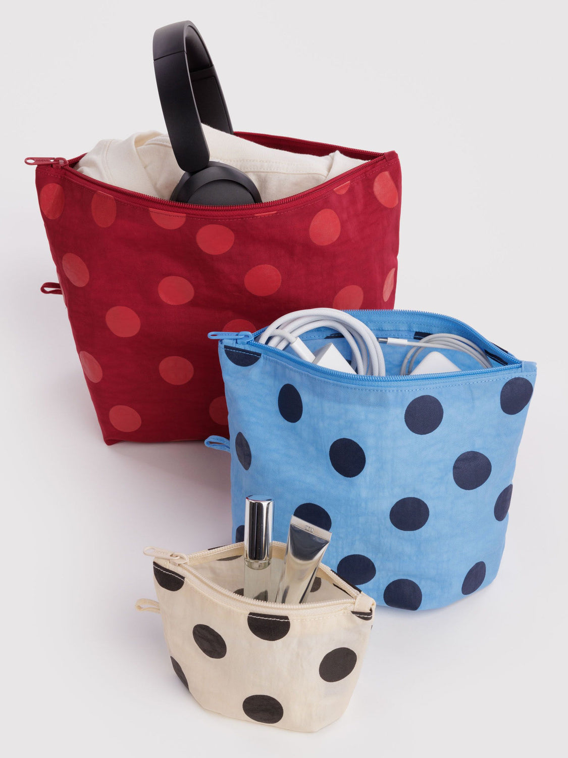 Polka Dot Mix Go Pouch Set
