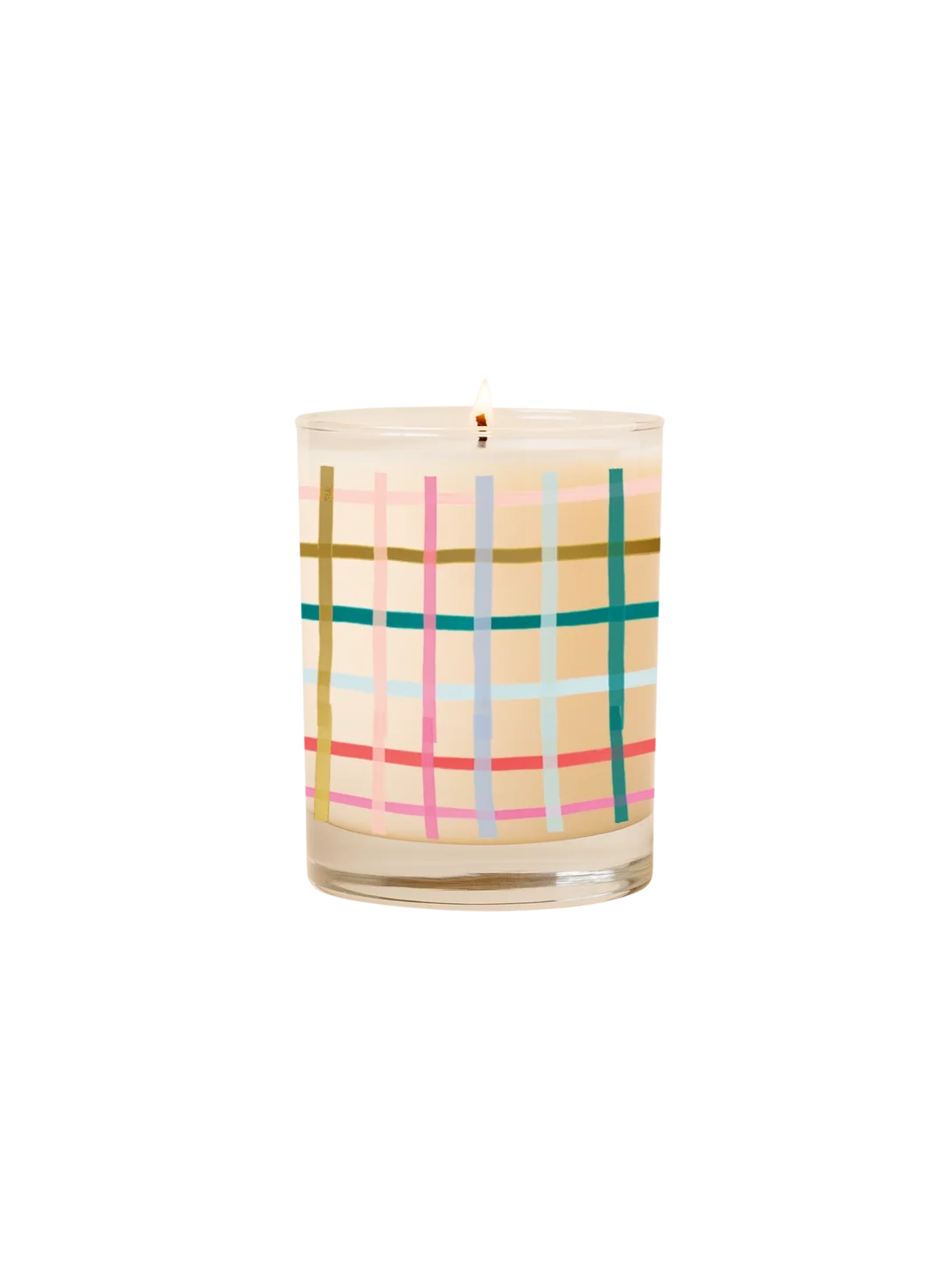 Pretty Plaid Candle