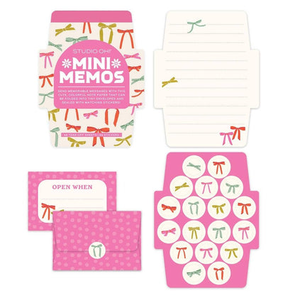 Put A Bow On It Mini Memos with Stickers