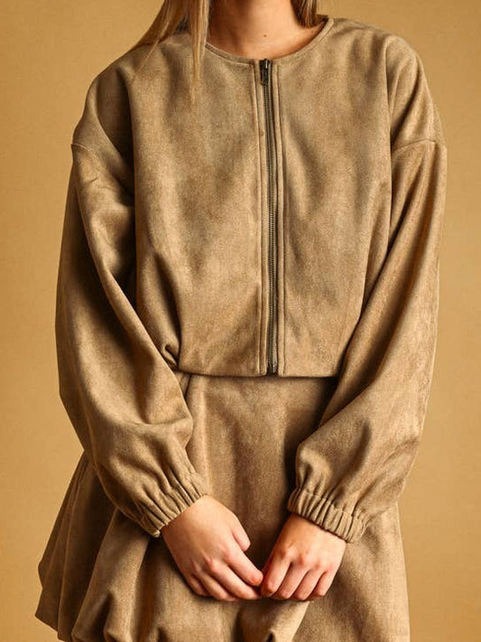 Quinn Suede Jacket