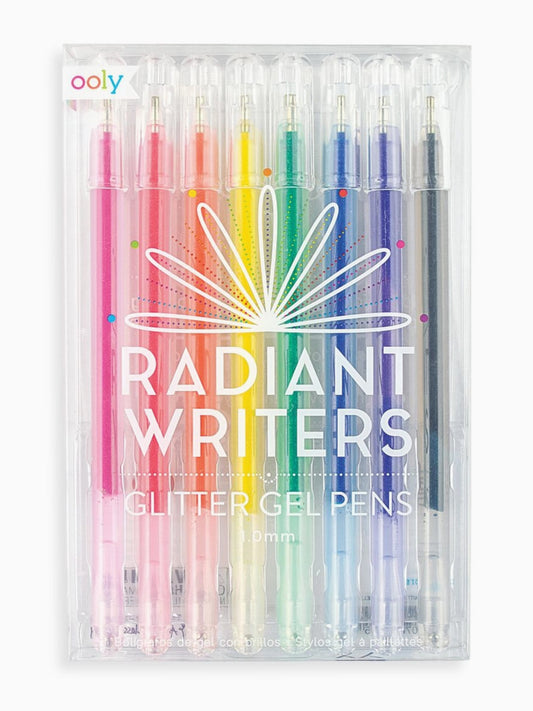 radiant writers glitter gel pens