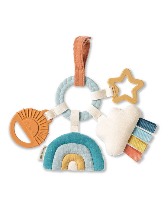 Rainbow Busy Ring Teething Activity Toy
