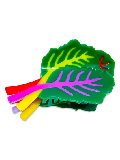 Rainbow Chard Hair Claw Clip