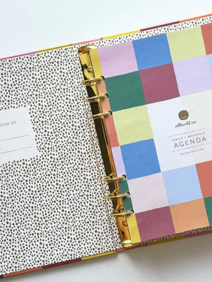 Rainbow Check Perpetual Planner