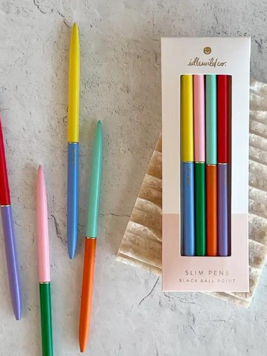 Rainbow Duotone Slim Pen Set