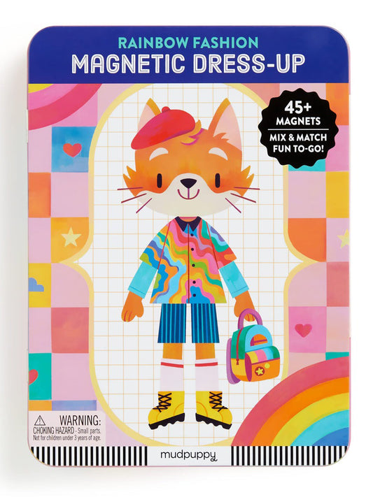 Rainbow Fashion Magnetic Play Set