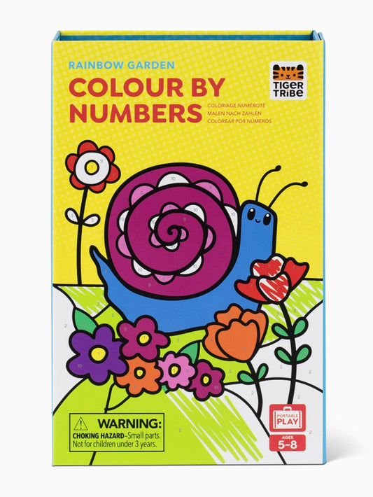Rainbow Garden Color By Numbers