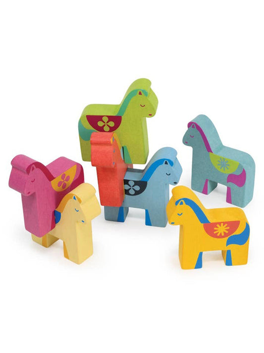 Rainbow Pony Stacking Playset