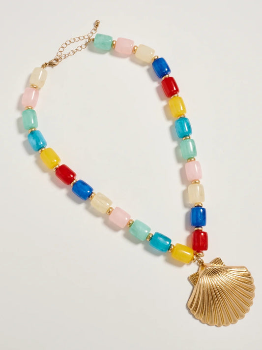 Rainbow Shell Necklace