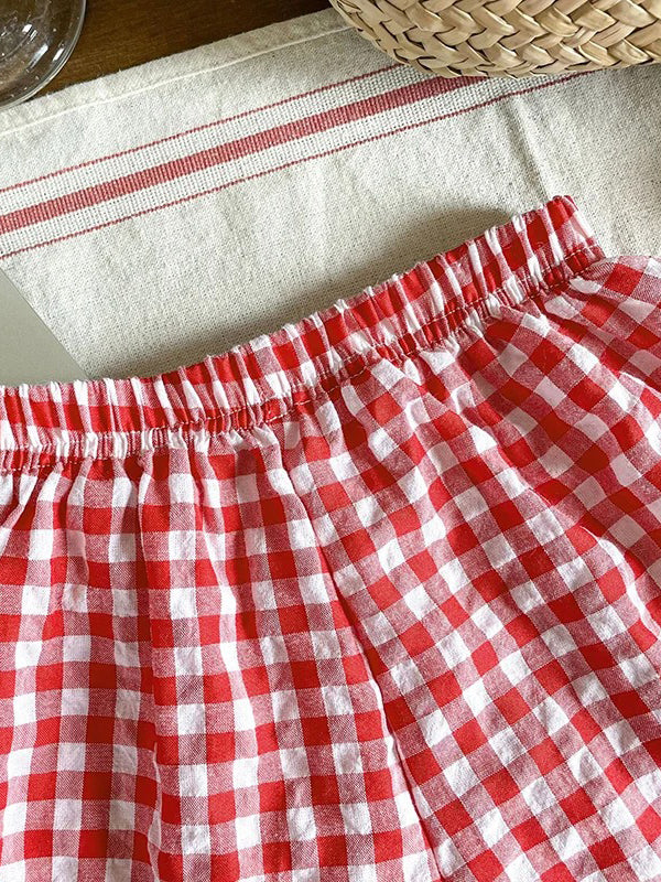 Red Picnic Shorts