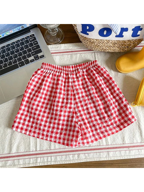 Red Picnic Shorts