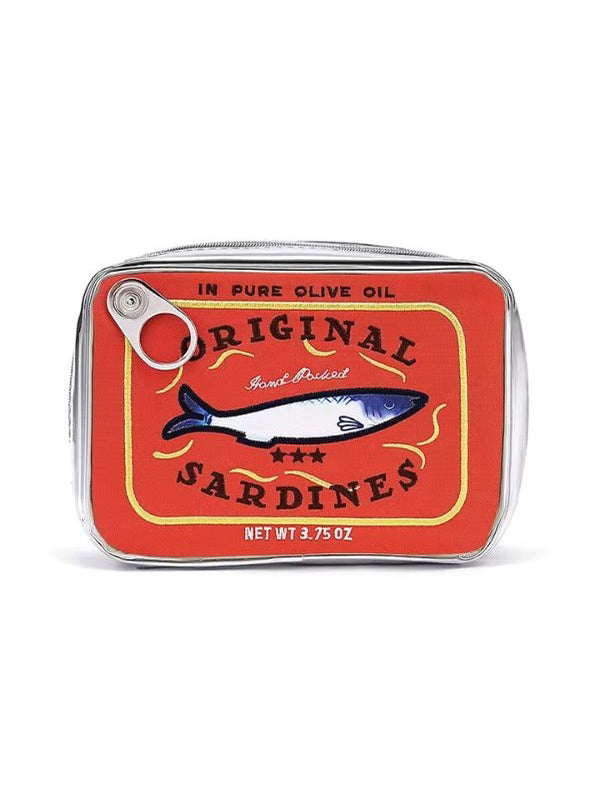 Red Sardines Can Pouch