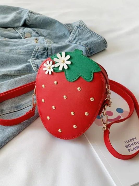 red strawberry tiny bag