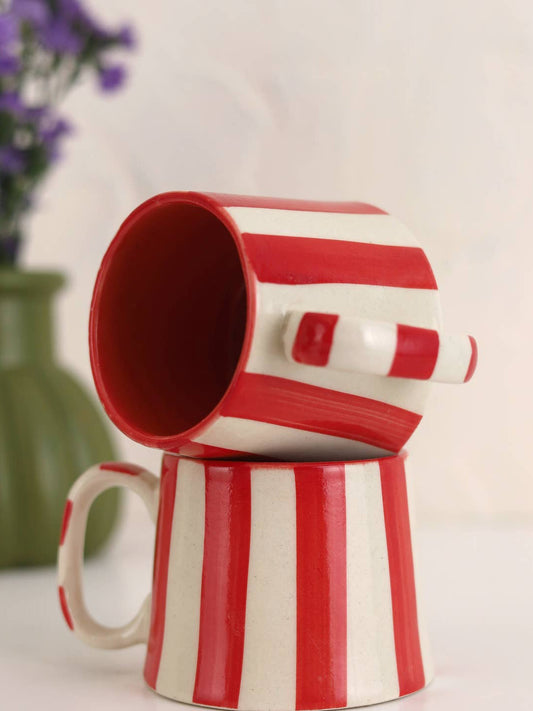 Red Stripe Mug