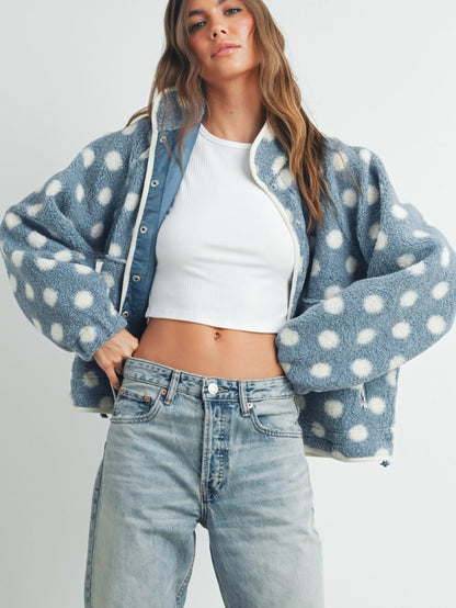 rhea dotted jacket