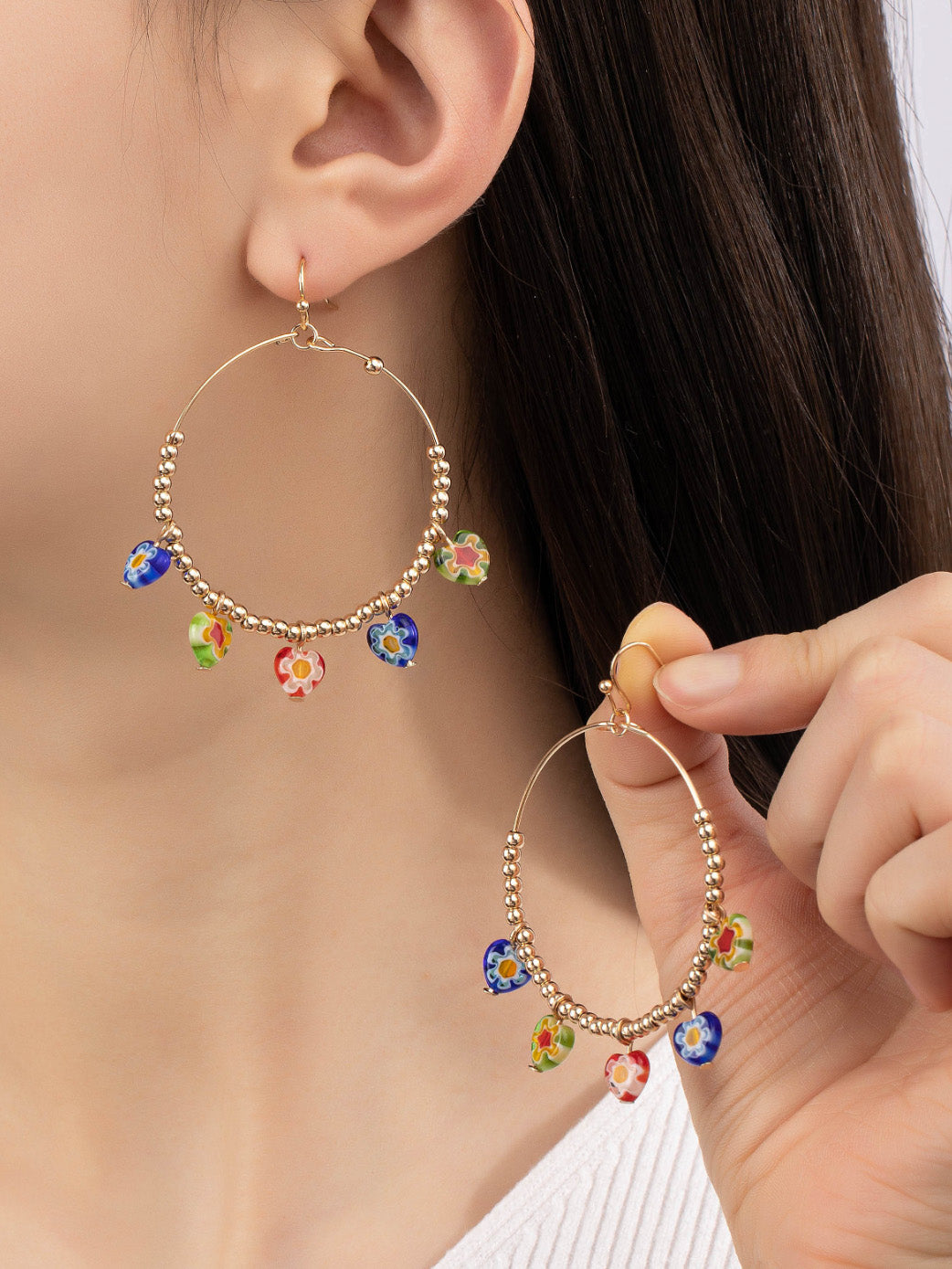 rio circle earrings