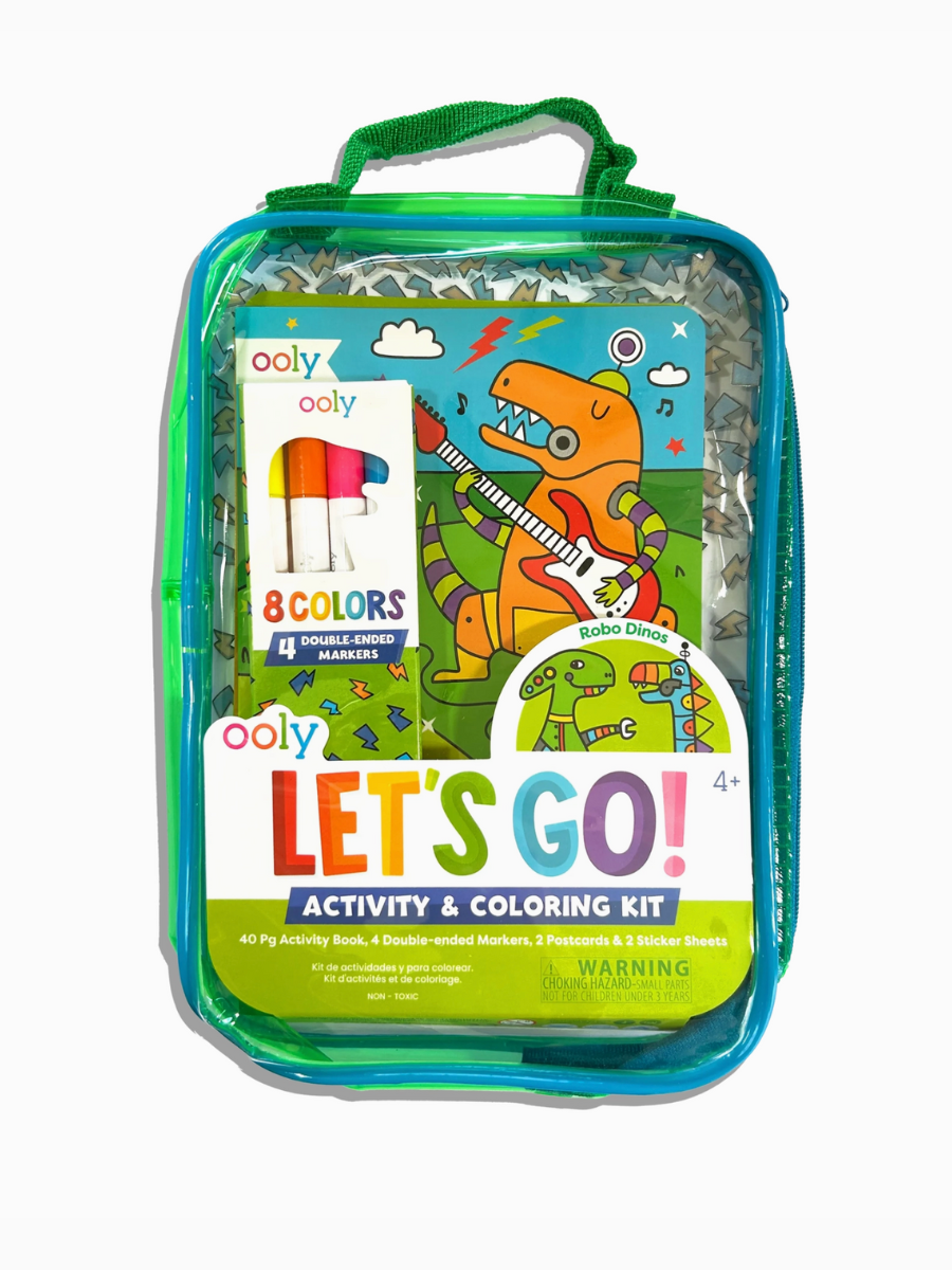 robo dinos let's go! activity + coloring kit