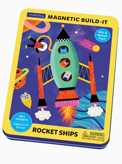 rocket ships magnetic build it