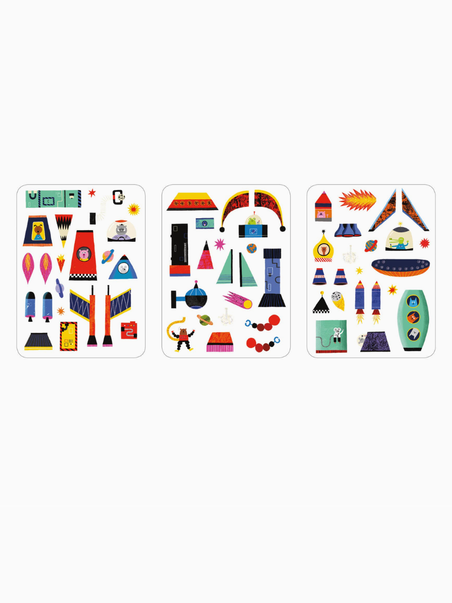 rocket ships magnetic build it