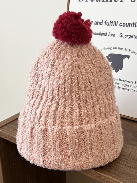 Rose Puff Beanie