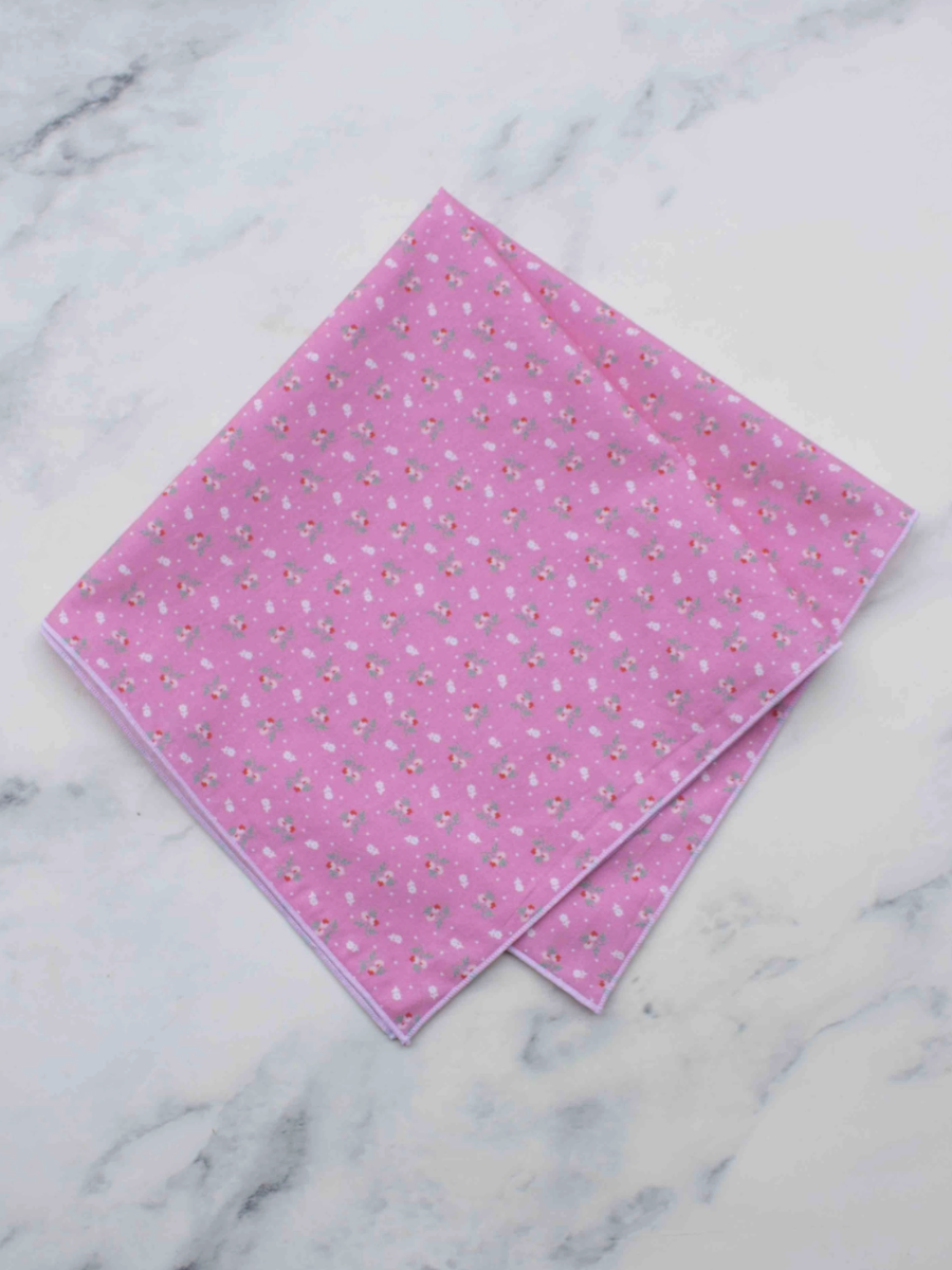 rosebud floral bandana