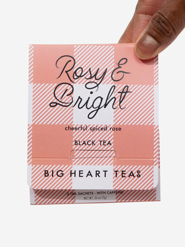 rosy & bright tea for two