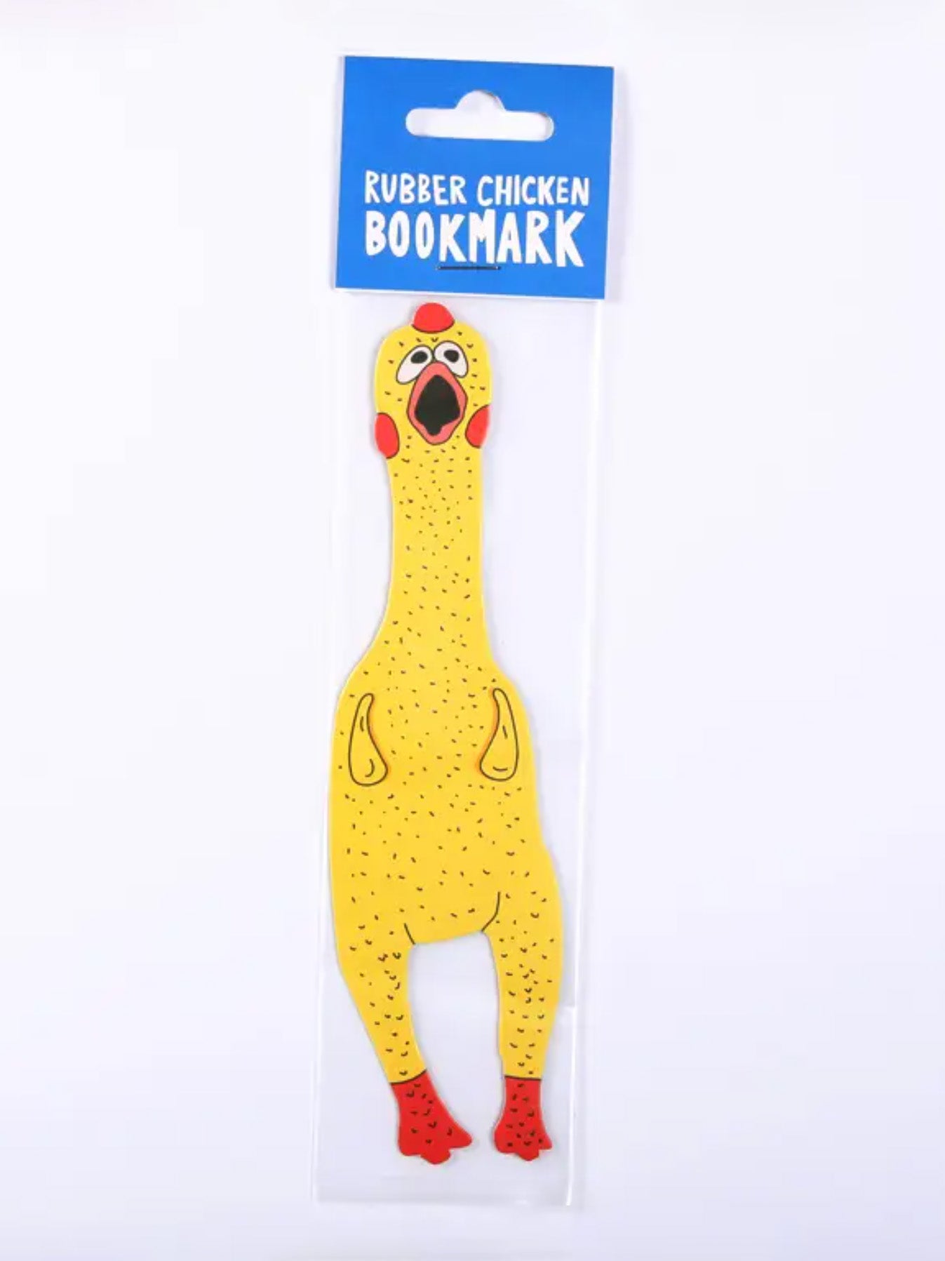 rubber chicken bookmark