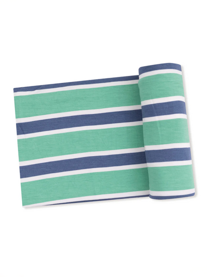 rugby stripe swaddle