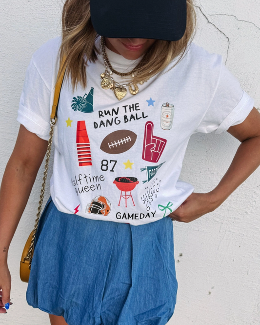 run the dang ball tee