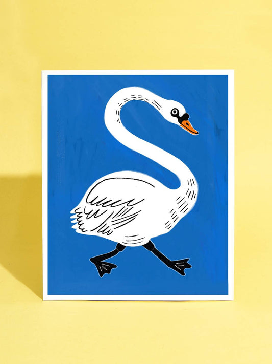 Runaway Swan 5x7 Print