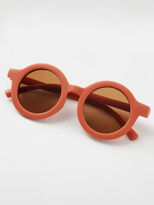 rust round toddler sunglasses