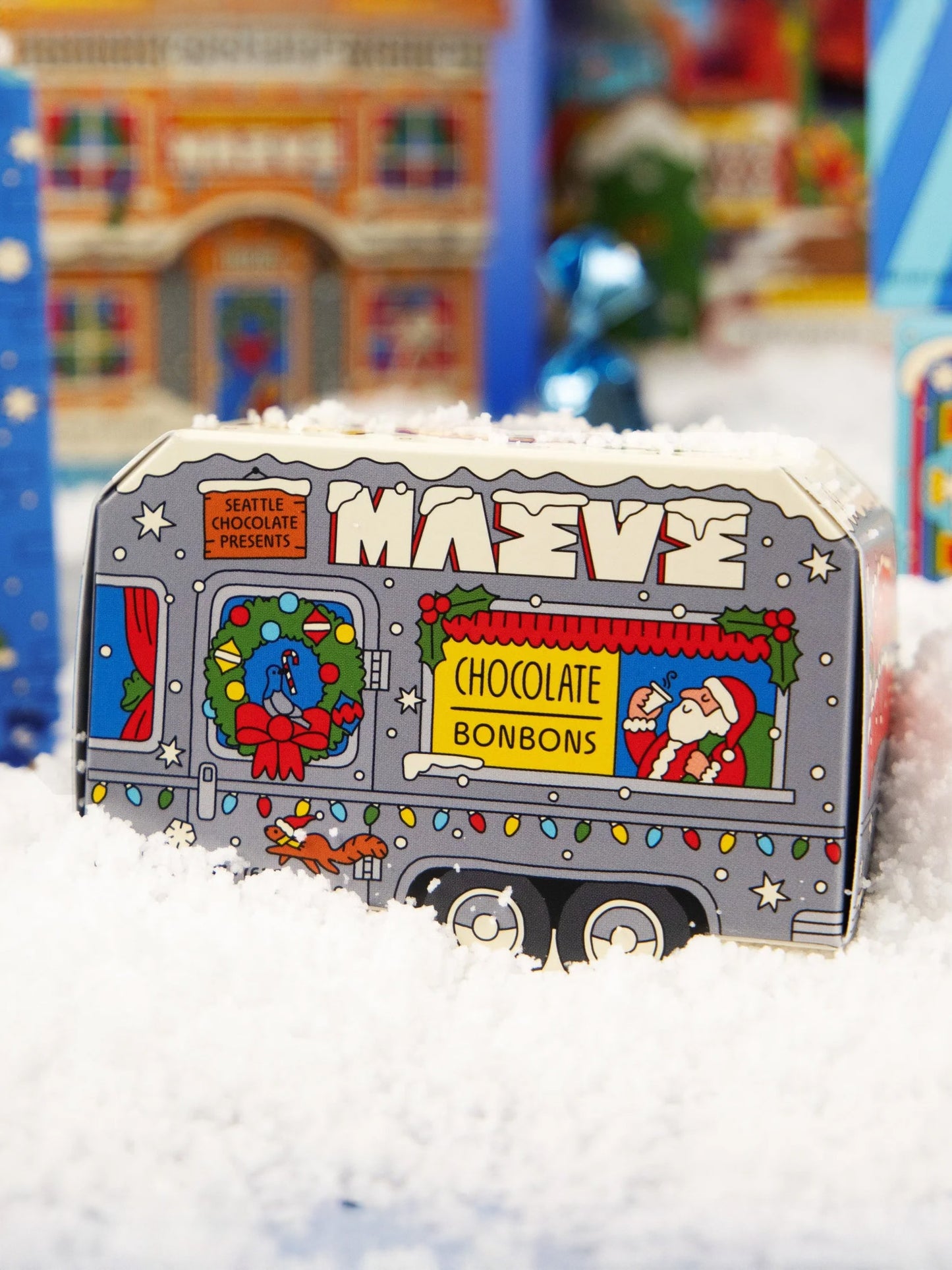 Santa's Camper Bonbon Box