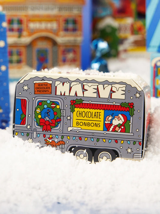 Santa's Camper Bonbon Box