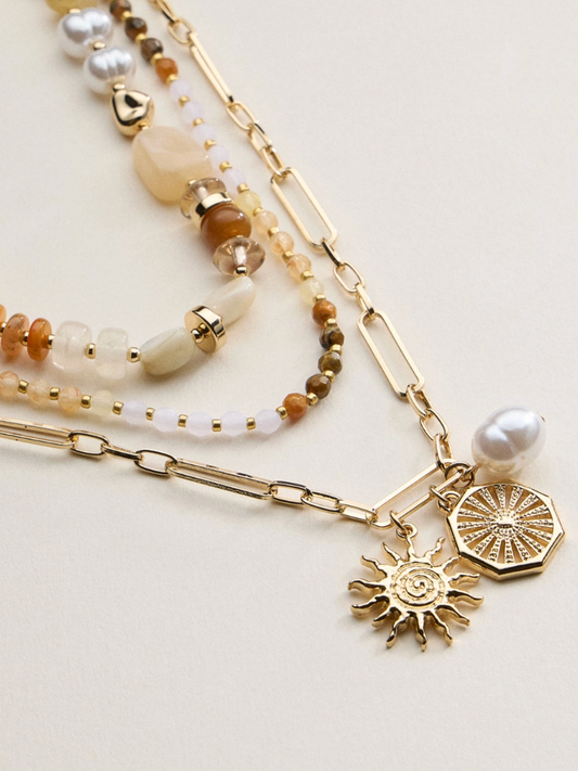 savannah layered necklace