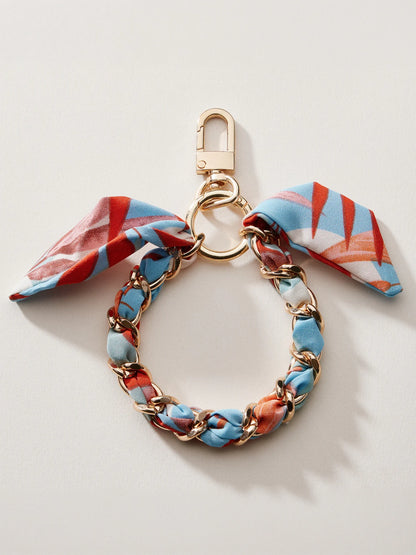 Scarf Chain Wristlet Keychain