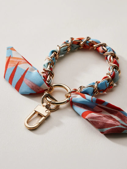 Scarf Chain Wristlet Keychain