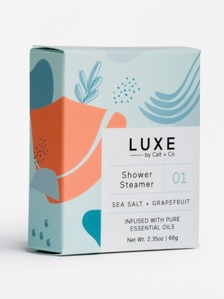 sea salt + grapefruit shower steamer