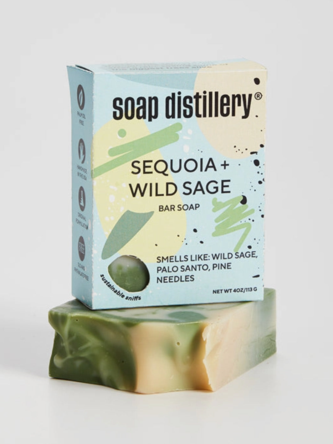 sequoia + wild sage bar soap