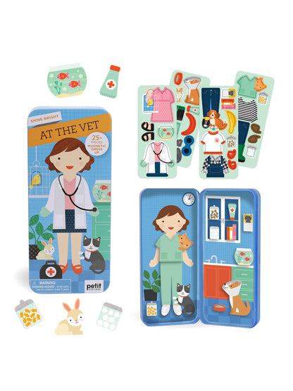 Shine Bright at the Vet Magnetic Dress-Up