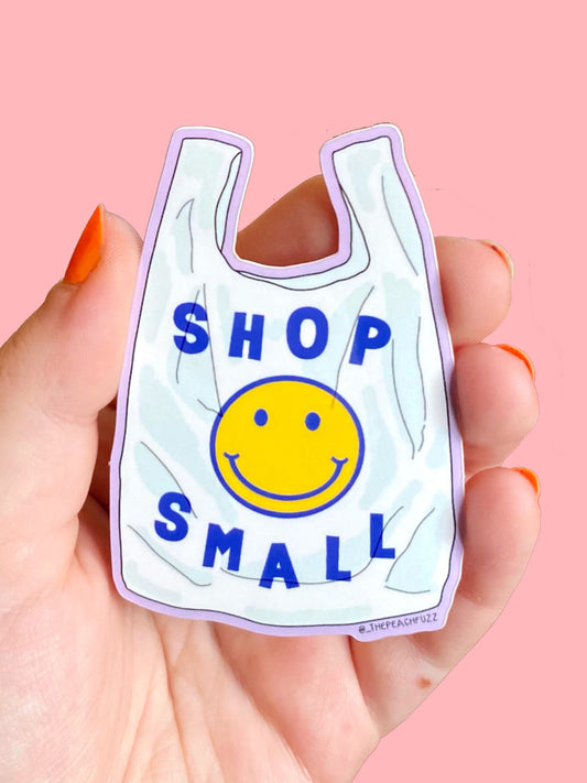 shop small sticker