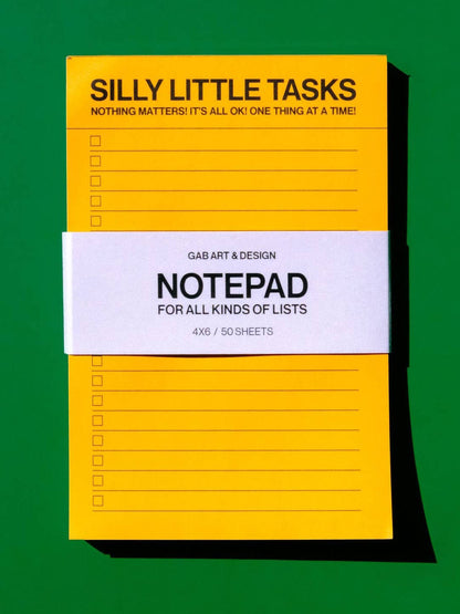 Silly Little Tasks List Notepad