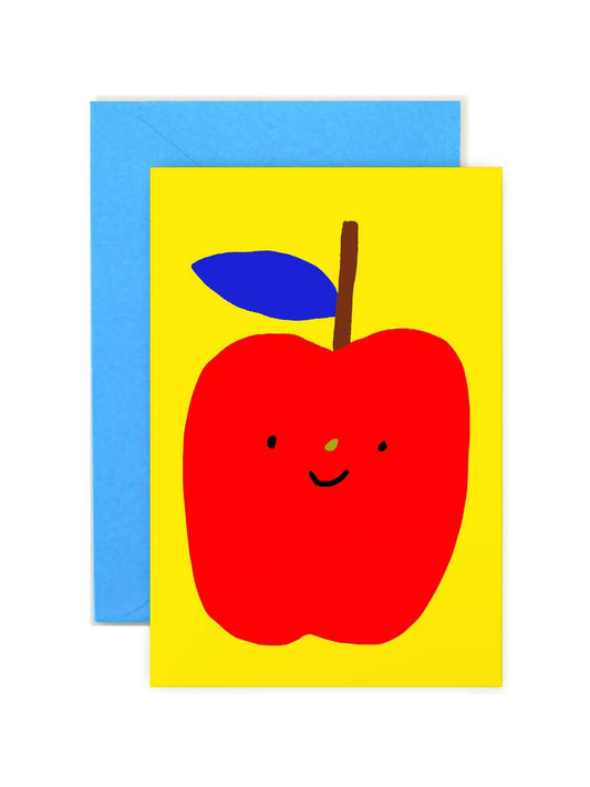 Smiley Apple Mini Card