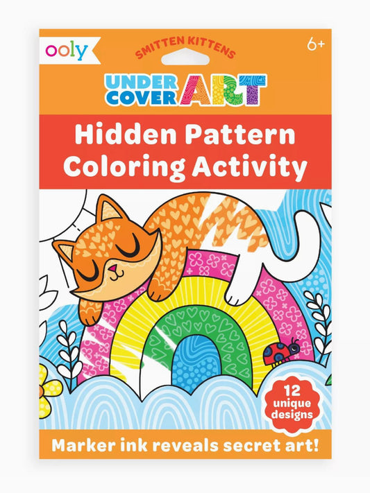 smitten kitten undercover art coloring activity