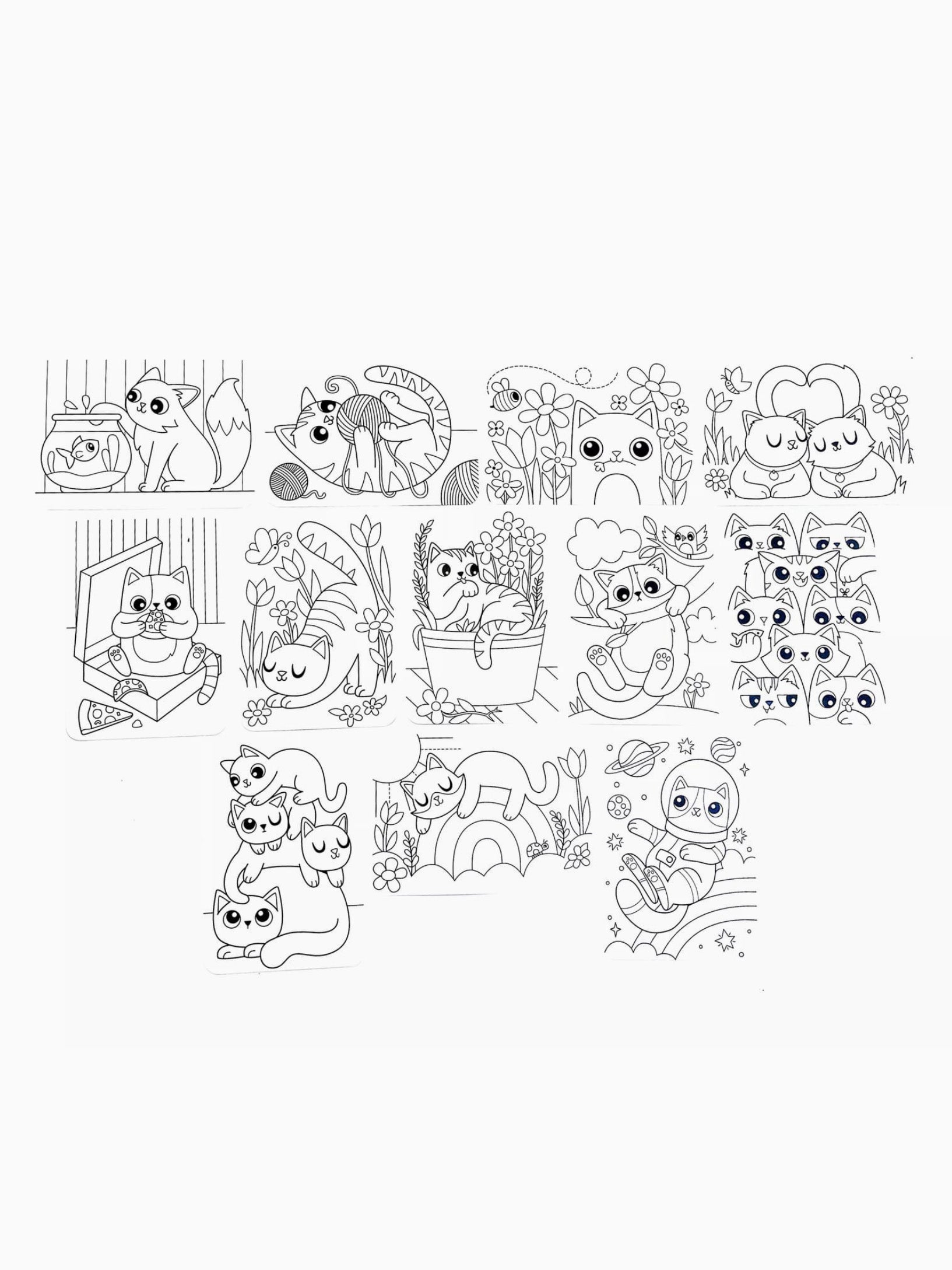 smitten kitten undercover art coloring activity