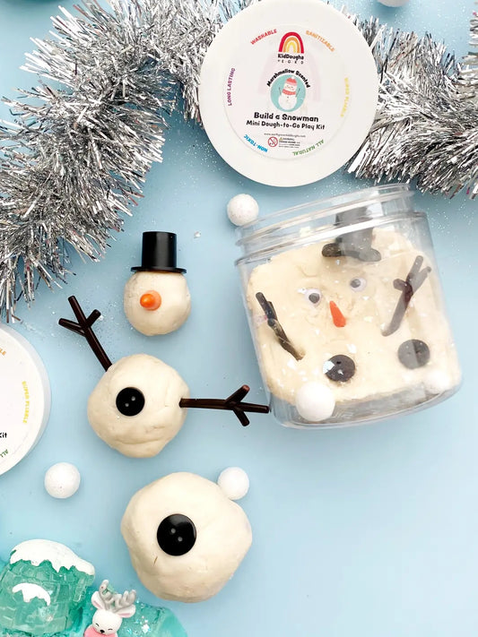 Snowman Mini Dough-To-Go