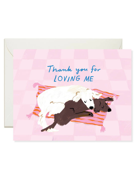 Snuggle Dogs Card