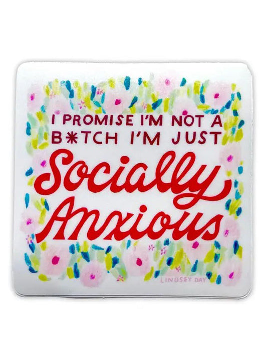 Socially Anxious Sticker